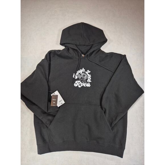 RVCA Tough Luck Baggie Boyfriend Hoodie size Small - Picture 1 of 6